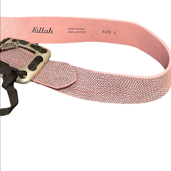 MISS SIXTY KILLAH Pink Belt with Silver Buckle with ribbon!!! - Picture 4 of 4